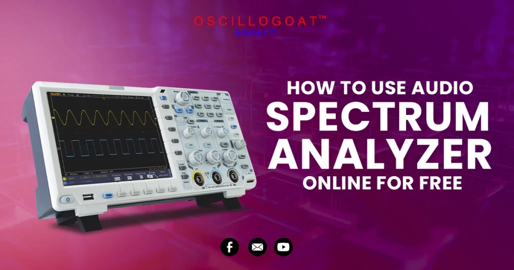 How to use audio spectrum analyzer online for free
